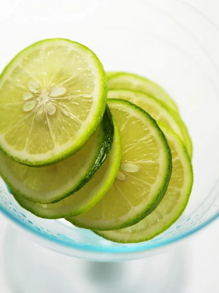 Slices of limes — Stock Photo, Image