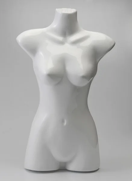 Manequim feminino nu no fundo liso — Fotografia de Stock