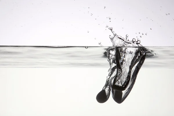 stock image Water splash on white background.