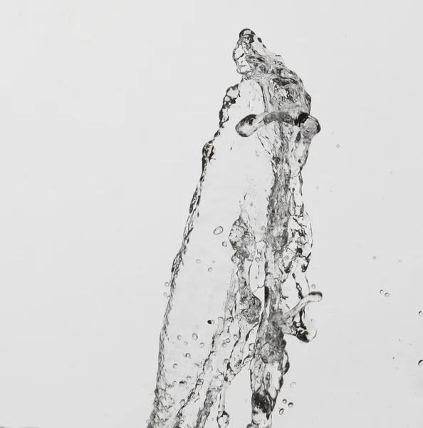 stock image Closed up of water splash on the white background