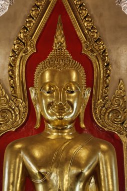 Tayland, bangkok, chinatown İlçesi, yaowarat road, traimitwitthayaram Tapınağı (wat traimit), 5,5 ton altın buddha (phra sukhothai traimit)