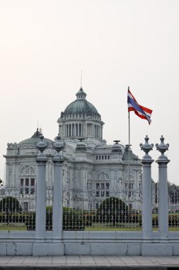 Tayland, bangkok, parlamento binasının görünümü