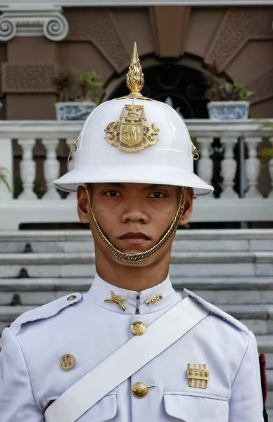 泰国、 曼谷、 皇家宫殿、 皇家警卫队 — 图库照片