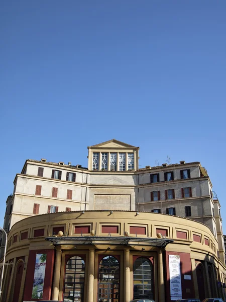 Italy, Rome, Garbatella, Palladium Theatre facade — Stock Photo, Image