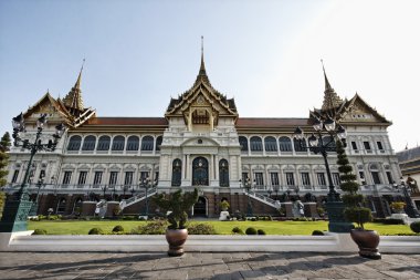 Tayland, bangkok, İmparatorluk Sarayı, imparatorluk şehri, Saray ve Bahçe cephe görünümü