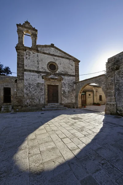 İtalya, Sicilya, marzamemi (siracusa Eyaleti), eski kilise — Stok fotoğraf