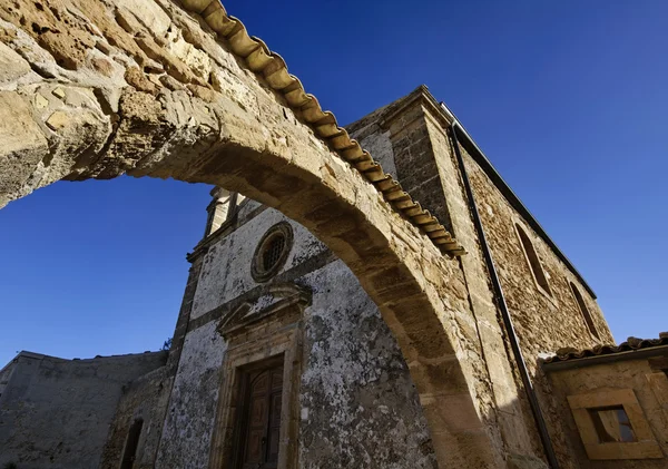 İtalya, Sicilya, marzamemi (siracusa Eyaleti), eski kilise — Stok fotoğraf