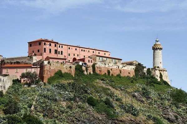 Italia, Toscana, Isla de Elba, faro — Foto de Stock
