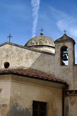 Italy, Elba Island, Porto Azzurro, cathedral's dome clipart