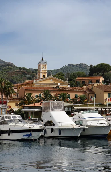 Itália, Toscana, Ilha de Elba, Porto Azzurro — Fotografia de Stock