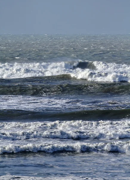 Italy, Sicily Channel, rough Mediterranean sea in winter — Stock Photo, Image