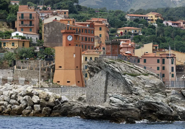 Italy, Tuscany, Elba island, view of Marina di Campo — Stock Photo, Image