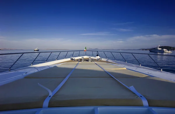 Италия, Фелиния, Тирренское море, 35-метровая роскошная яхта — стоковое фото