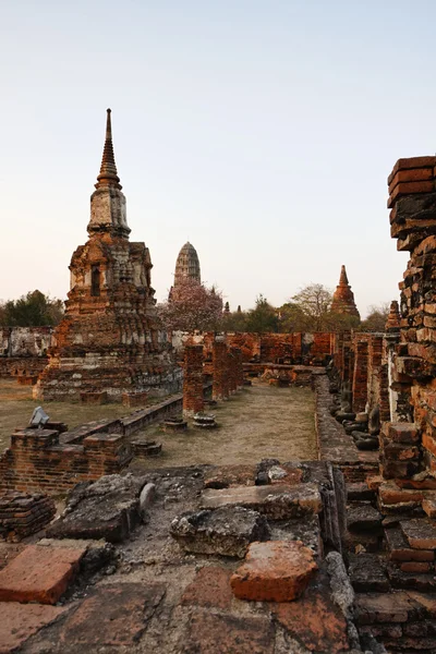 THAILAND, Ayutthaya, the ruins of the city's ancient temples — Stock Photo, Image