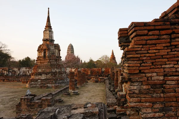 Ταϊλάνδη, Αγιουτάγια, τα ερείπια αρχαίων ναών της πόλης — Φωτογραφία Αρχείου