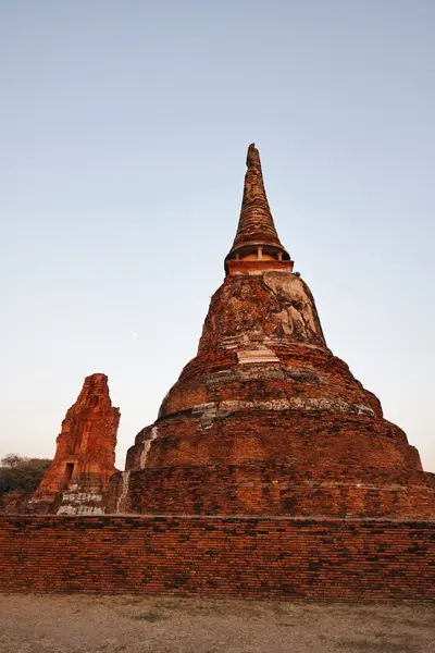 Thaiföld, ayutthaya, a város ősi templomok romjai — Stock Fotó
