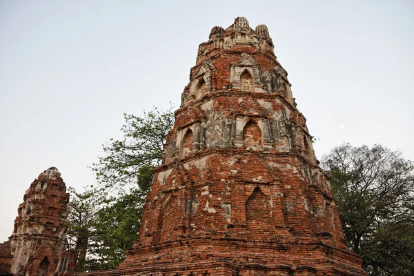 THAILANDIA, Ayutthaya, le rovine degli antichi templi della città — Foto Stock