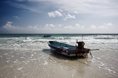 Tayland, koh phangan (Samui Adası), yerel balıkçı tekneleri