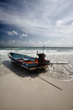 Tayland, koh phangan (Samui Adası), yerel balıkçı tekneleri