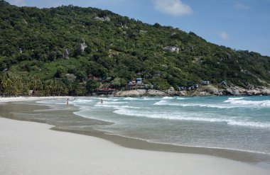 Tayland, koh Samui, bir plaj manzarası