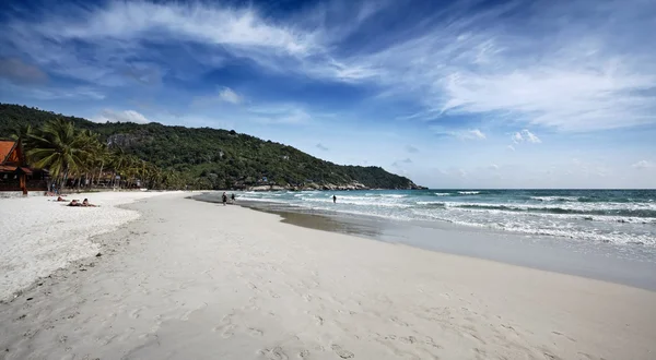 Thailand, Koh Phangan, panoramic view of a beach — Stock Photo, Image