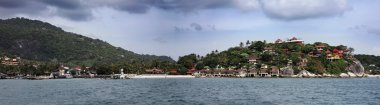 Tayland, koh phangan, sahil panoramik görünüm