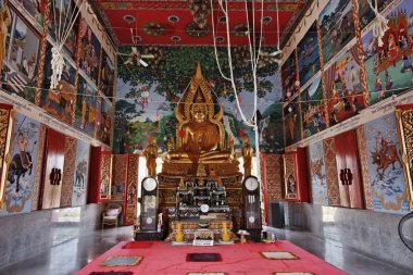 Tayland, koh samui (samui Adası), plai laem Budist tapınağı (wat plai lae