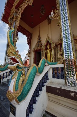 Tayland, koh samui (samui Adası, plai laem Budist tapınağı (wat plai laem