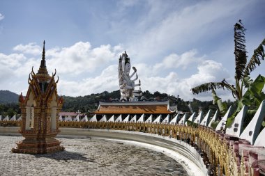 Tayland, koh samui (samui Adası), plai laem Budist tapınağı (wat plai lae