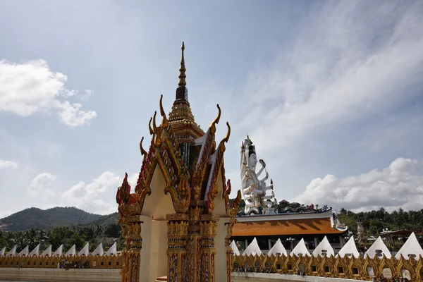 Thailandia, Koh Samui (Samui Island), Tempio buddista Plai Laem (Wat Plai Lae — Foto Stock