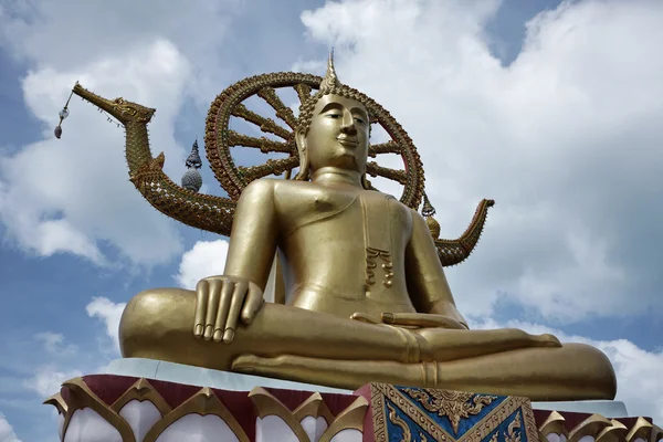 Thailand, koh samui (samui island), phra yai buddhistischer Tempel (wat phra yai) — Stockfoto