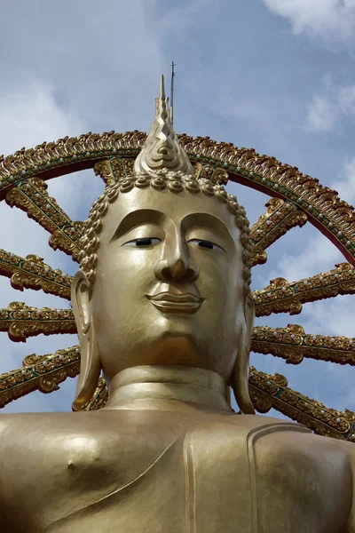 Thailand, koh samui (samui island), phra yai buddhistischer Tempel (wat phra yai) — Stockfoto