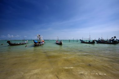 Tayland, koh samui (samui Adası), yerel balıkçı tekneleri