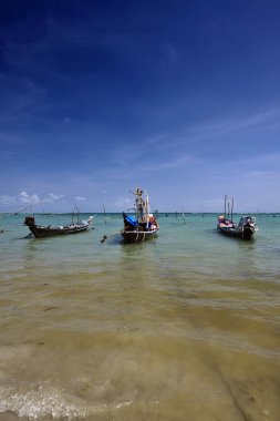 Tayland, koh samui (samui Adası), yerel balıkçı tekneleri