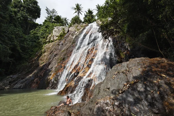 Tailândia, Koh Samui (Samui Island), Na Muang Falls — Fotografia de Stock
