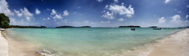 Tayland, koh samui (samui Adası), panoramik plaj