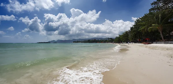 Tailândia, koh samui (ilha de samui), vista panorâmica da praia — Stockfoto