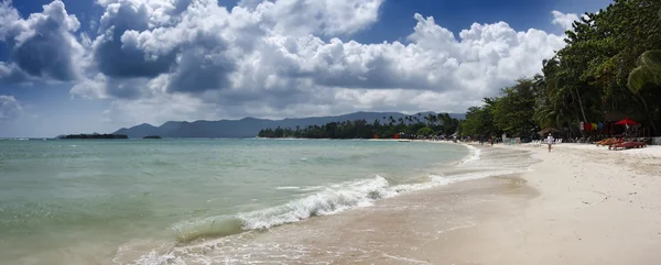 Thailand, koh samui (samui island), panoramautsikt över en strand — Stockfoto