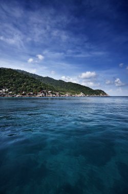 Tayland, koh nangyuan (nangyuan ada), ada manzarası