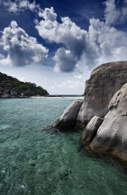 Tayland, koh nangyuan (nangyuan ada), ada manzarası