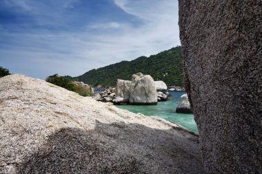 Tayland, koh nangyuan (nangyuan ada), ada manzarası