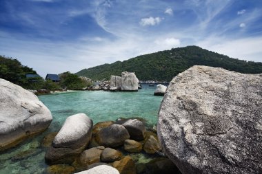 Tayland, koh nangyuan (nangyuan ada), ada manzarası