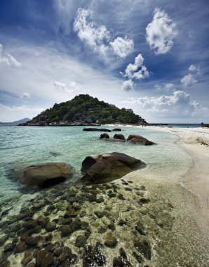 Tayland, koh nangyuan (nangyuan ada), ada manzarası