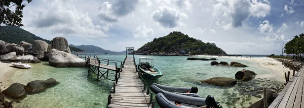 stock image Thailand, Koh Nangyuan (Nangyuan Island), panoramic view of the island