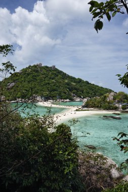 Tayland, koh nangyuan (nangyuan ada), ada manzarası