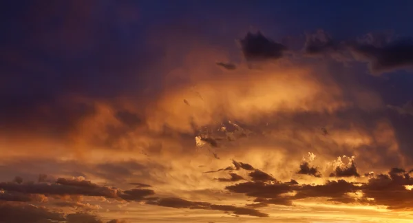 stock image Italy, Sicily, Mediterranean sea, stormy clouds at sunset on the Sicily Channel in winter