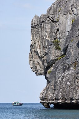 Tayland, mu koh angthong ulusal deniz parkı, yerel balıkçı teknesi