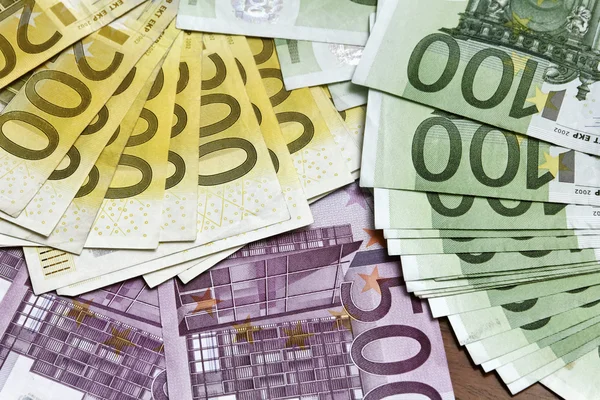 Euro rachunki, pieniądze — Zdjęcie stockowe