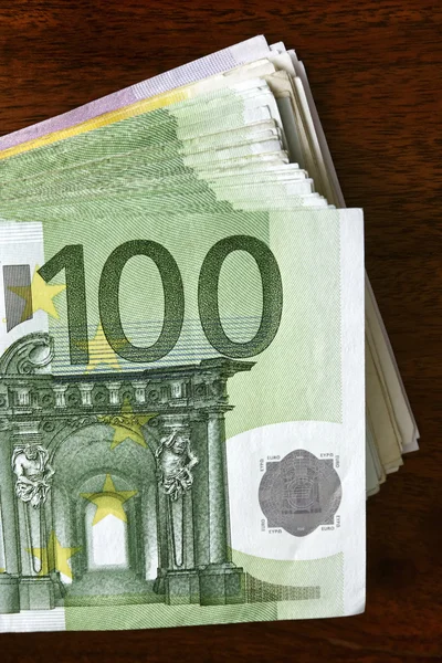 Euro bankovky, peníze — Stock fotografie