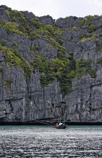 タイ、ムー島アーントーン国立海洋公園、ローカル漁船 — ストック写真